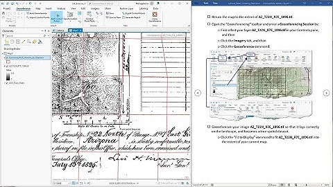 Creating and Editing Data:  Lab Exercise 7; Georectifying Images in ArcGIS Pro