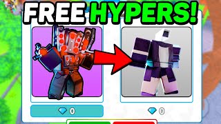 Upgrading 10 FANS Inventories To HYPER! (Toilet Tower Defense)