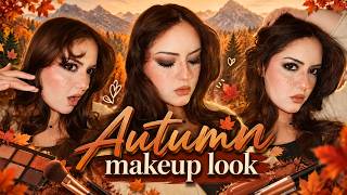Autmn makeup look/مكياج خريفي ناعم 