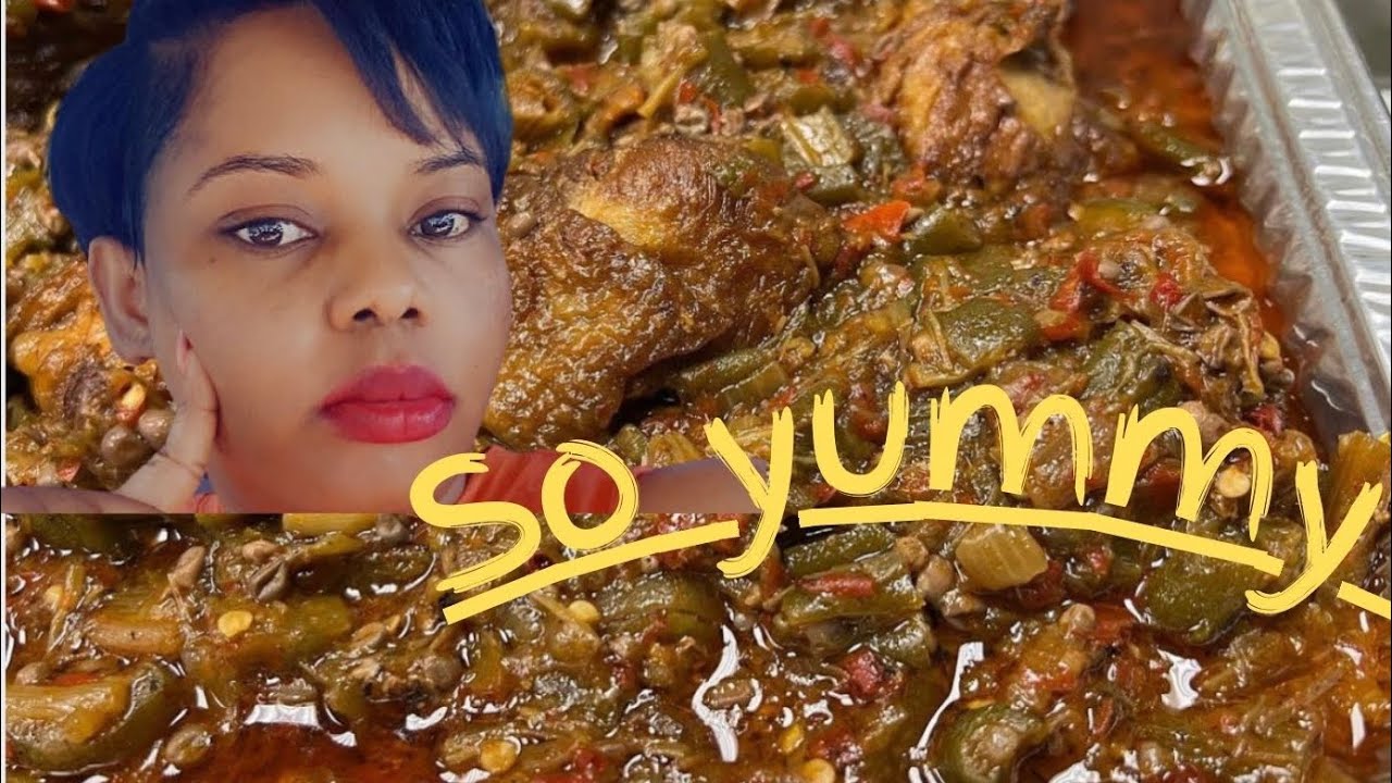 HOW TO COOK FRIED OKRA / cook with me(LIBERIAN OKRA SAUCE) YouTube