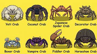 8 Most Bizarre Crabs You Won't Believe Actually Exist! 🦀 Strange Crabs Caught on Camera