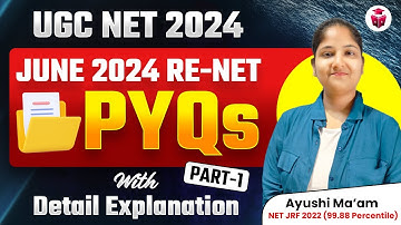 UGC NET Commerce 2024 | UGC NET Paper 2 Commerce June 2024 PYQs by Ayushi Mam JRFAdda | Part-1