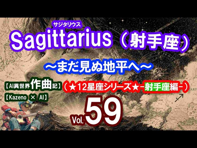 kazeno】【059】Sagittarius（射手座）〜まだ見ぬ地平へ〜（☆12星座