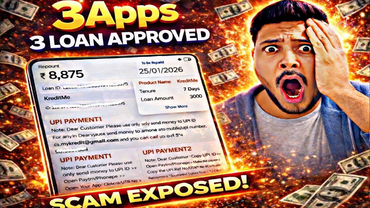 7 Days Loan App Review Hindi 2026 | Top 3 Fake Loan Apps Proof