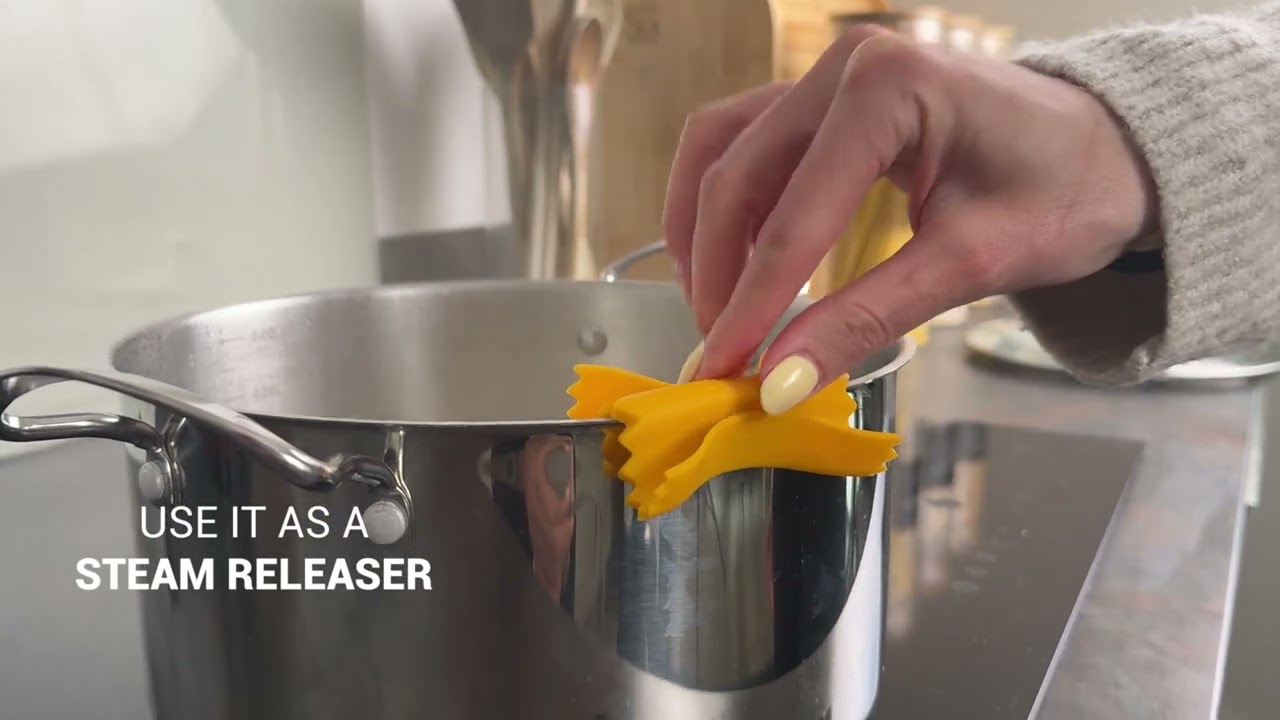 Pasta shaped steam release | Farfalle - Monkey Business