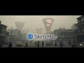 #12 Making future city 2050 || SKETCHUP || GEMINI