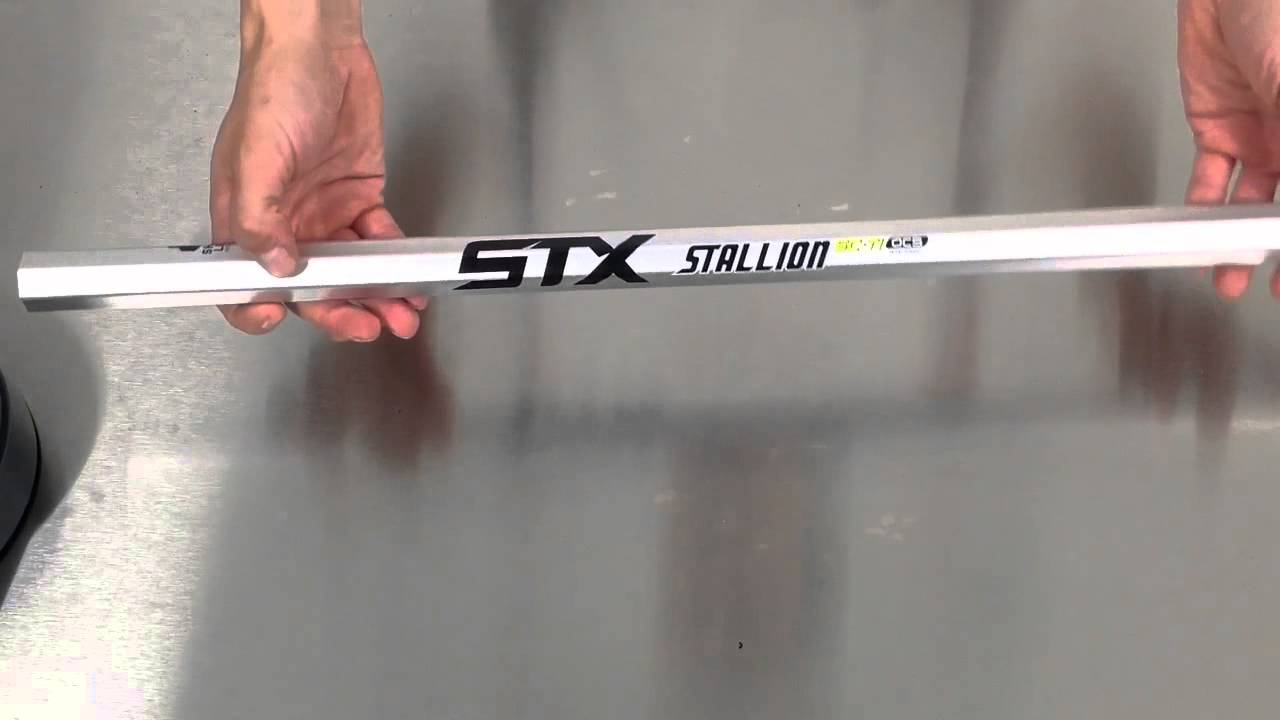 STX Stallion Sc Ti OCS Lacrosse Shaft YouTube