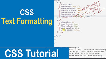 #15 CSS Text Formatting | Text Shadow | Text Color | CSS Tutorial