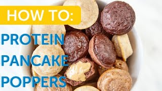 PROTEIN PACKED Pancake Poppers | nutritious and delicious | protein pancake mix recipes