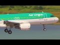 Aer Lingus Airbus A320 Super Smooth Landing @ Corfu - CFU Airport Plane Spotting - ATC Comms