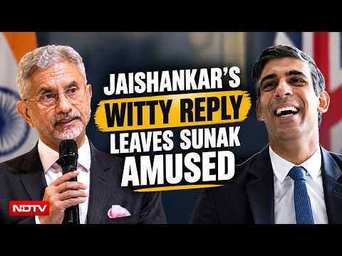 WATCH: S Jaishankar's Witty Reply Leaves Sunak Amused
