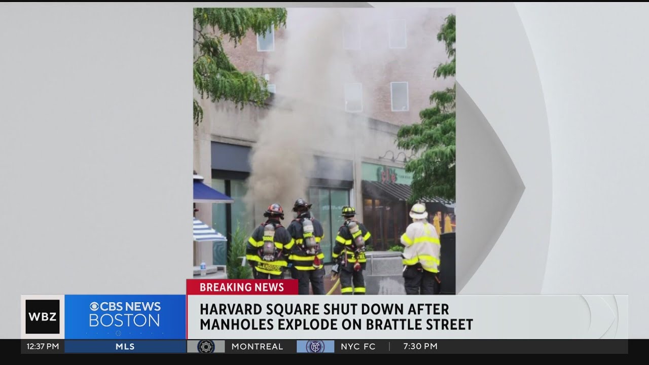 2 manhole explosions on Brattle Street shut down Harvard Square in ...