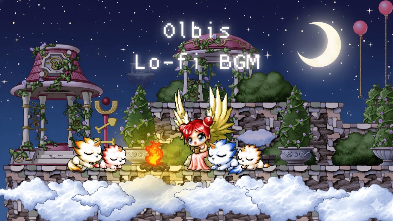 【作業用BGM】焚き火の周りで休みましょう｜オルビス Lofiアレンジ｜3時間耐久【Maple Story BGM】