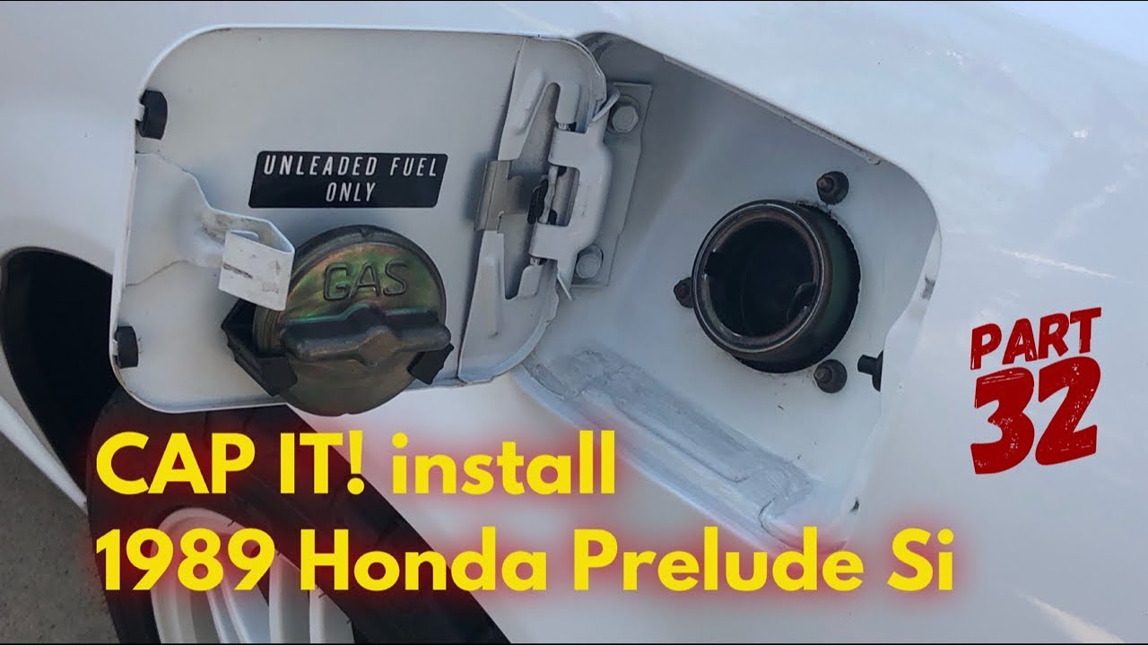 project Honda Prelude Si, part 32; CAP IT! FUEL CAP HOLDER! YouTube