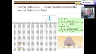 Continuous Probability Distributions (Part 2) - RAW to Z to AREA to PROP/B
