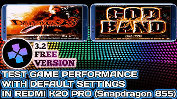 Damon ps2 3.2 free version Devil may cry 3 & God hand Game test with Dfault settings in Mi 9t pro