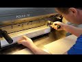 Polar 78 xs Paper Guillotine Replacement of knives - Késcsere