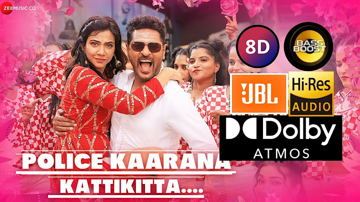 Police Kaarana Kattikitta | ⚠️ 8D Audio + Bass Boosted ⚠️ | Prabhu Deva | Madonna Sebastian