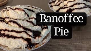 BANOFFEE PIE RECIPE | a no bake recipe for banoffee pie without eggs or dulce de leche
