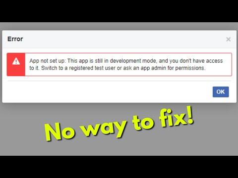 ios - Facebook error App not setup:still in development mode - Stack  Overflow
