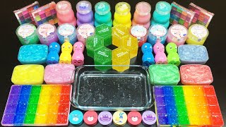 Mixing Store Bought Slime And Makeup Into Clear Slime - Most Satisfying Videos 2255