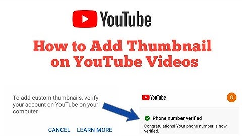 How To Set/Add Thumbnail In YouTube Videos On Android Using Youtube Studio