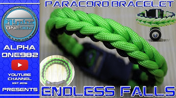How To Make The Endless Falls Paracord Survival Bracelet With Buckle Fast Easy Simple