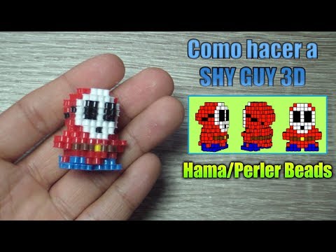 Encontré MÁS DE 100 PLANTILLAS para hacer FIGURAS 3D ARMABLES con Hama/ Perler/Artkal Beads 