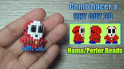 como hacer a shy guy 3d con hama perler beads pixelart duration 14 13 - hama beads fortnite hamburguesa