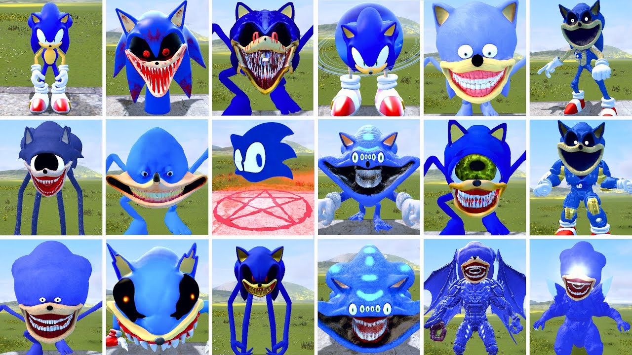 GOLDENCITY ALL SHIN SONIC TAPES FAMILY ULTIMATE EVOLUTION IN GARRY'S MOD