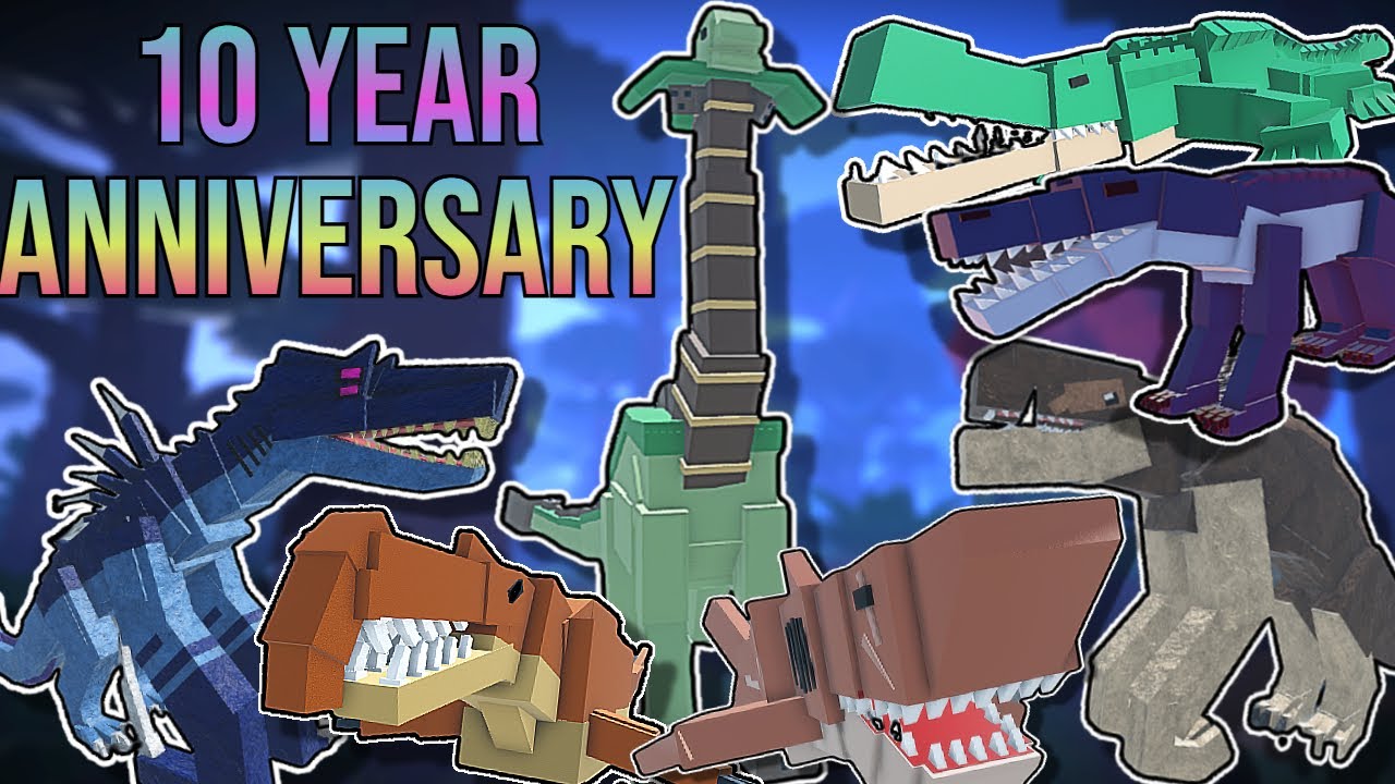 Dinosaur Simulator's 10th Anniversary Update was Amazing (EVERY SKIN)