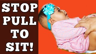 Physical Therapy | Stop pulling babies into sitting do these activities instead for head control
