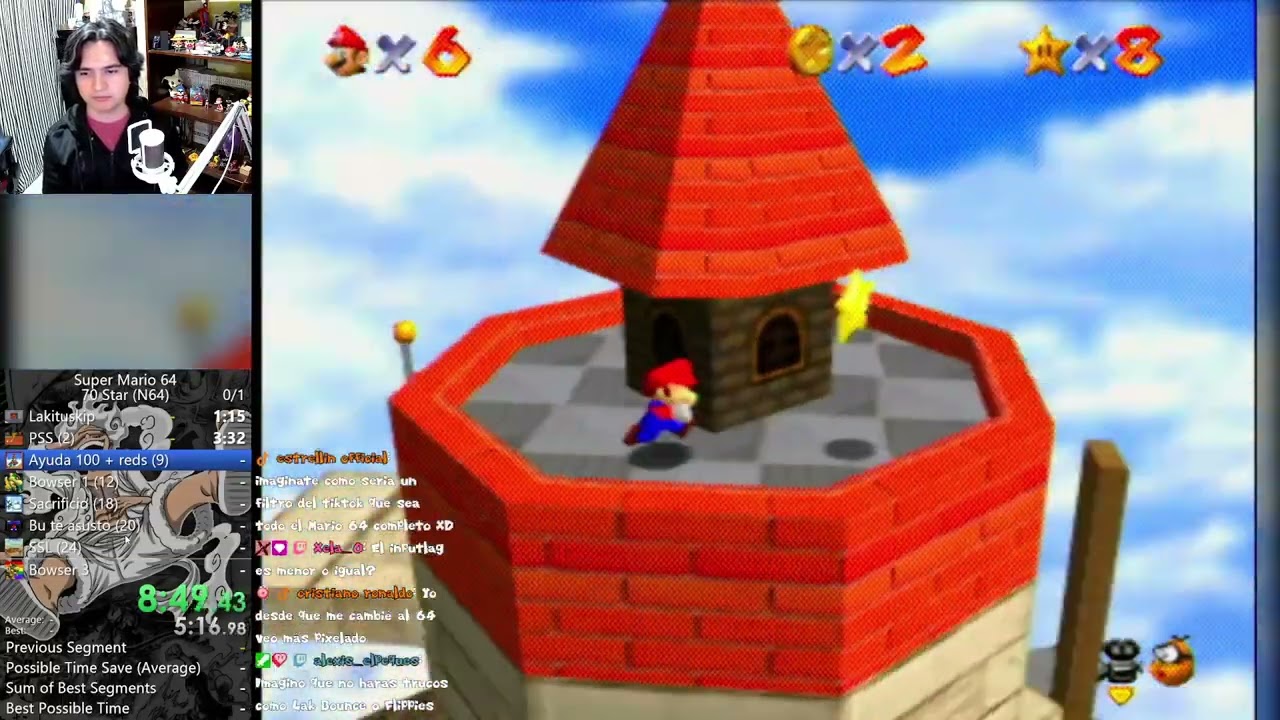 Super Mario 64 Speedrun 70 Stars (N64) | PB 
