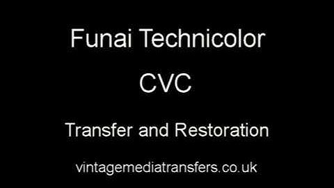 FUNAI TECHNICOLOR CVC TRANSFER  Aberdeen Scotland