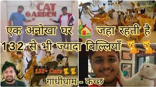 Cat Garden Gandhidham Kutch एक अनोखा घर  जहा रहती है 132+ बिल्लियाँ Best Place to visit in Kutch