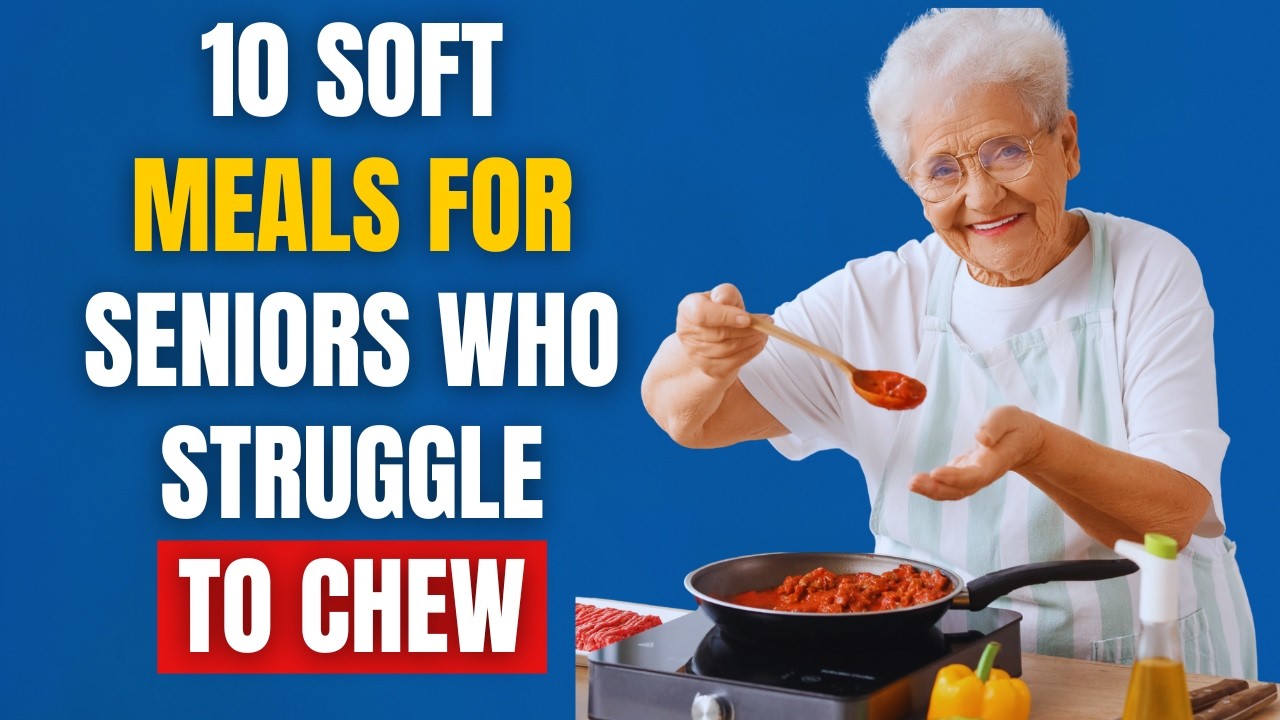10 простых и легких блюд для пожилых людей, которым трудно жевать или глотать.