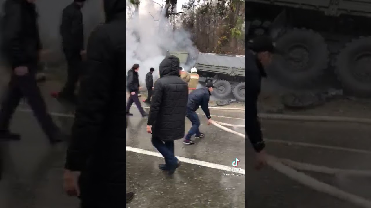 Дтп с военным камазом