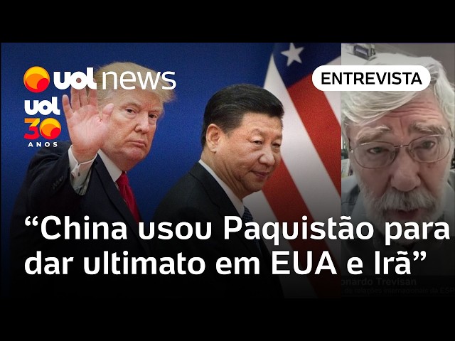 China usou Paquistão para dar ultimato em EUA e Irã; Pequim quer ordem na economia global | Trevisan