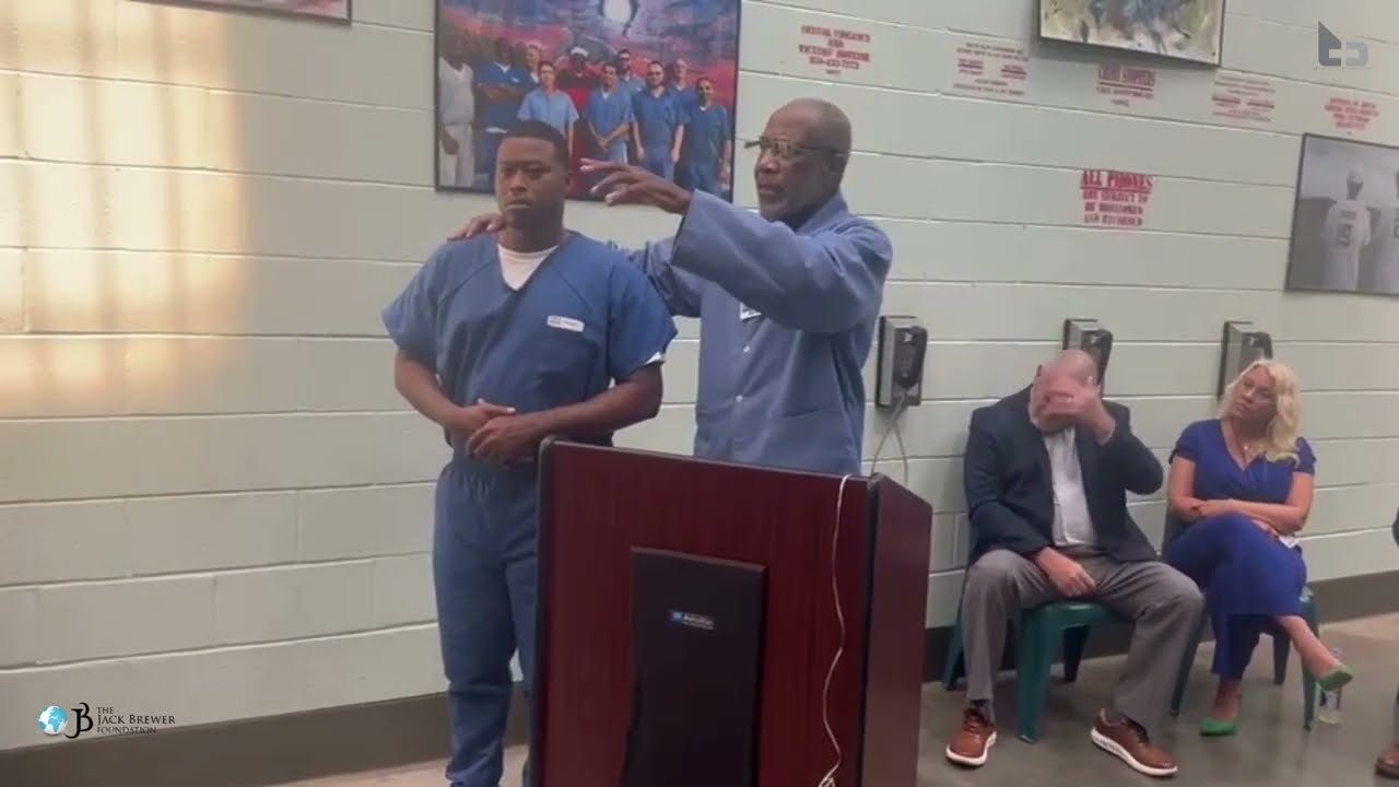 30 incarcerated fathers give their life to Christ with Jack Brewer Foundation