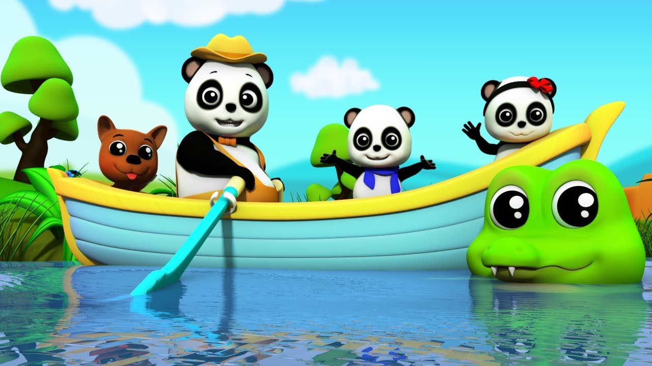 Row Row Row Your Boat | Baby Bao Panda Video For Kids