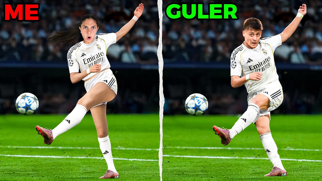 Я воссоздала лучшие голы Арды Гюлера