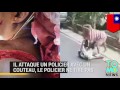 Pour une contravention, il attaque un policier avec un couteau
