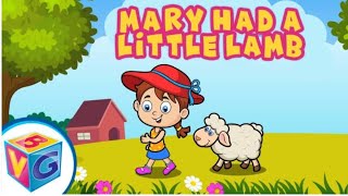 Mary Had A Little Lamb Nursery Rhyme with lyrics|Cartoon Animation Rhymes & Song For Children
