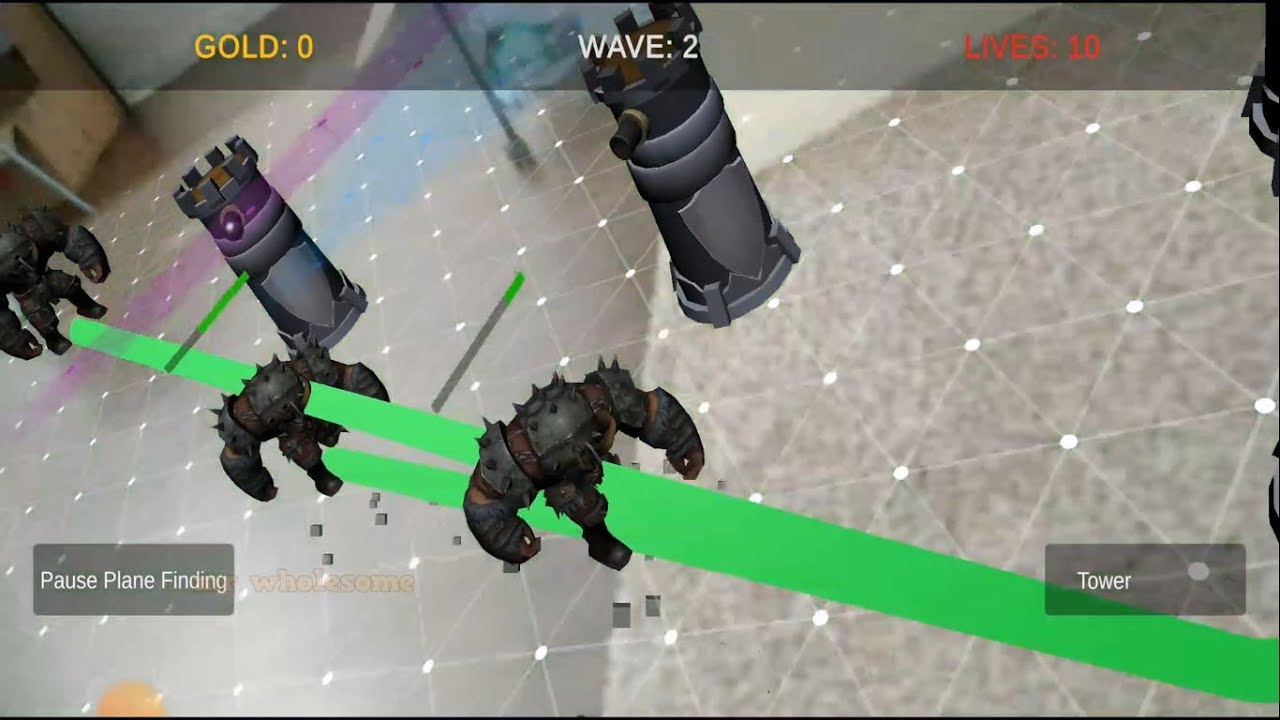 AR Tower Defense Game (Augmented Reality) on Android - Free Download!