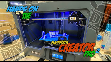 3D Printer Review of the Flashforge Creator Pro 2!