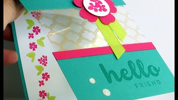 Fun Fold Series: Easy Peekaboo Window Card