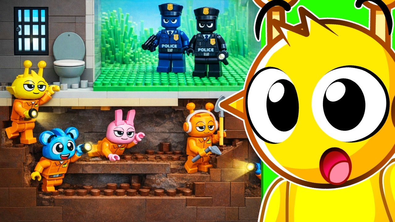 Reagindo a FUGA DA PRISÃO SPRUNKI! (Lego)