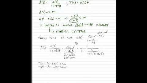 ECE 3110 - Lecture 15 - Part 2 - Op amp Stability