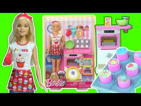 BarbieYeni Mutfak Eşyaları - Pasta Şefi | Barbie New Kitchen Utensils - Pastry Chef