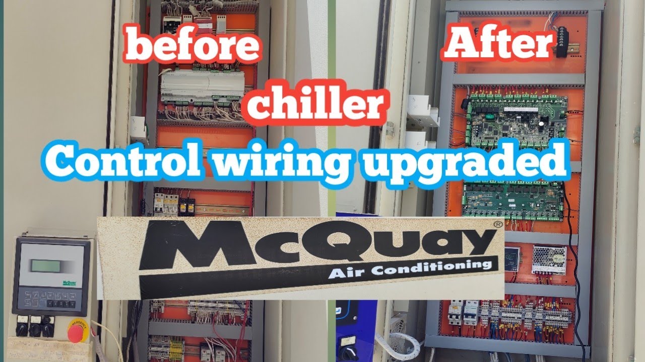 McQuay chiller control wiring upgraded | chiller control wiring